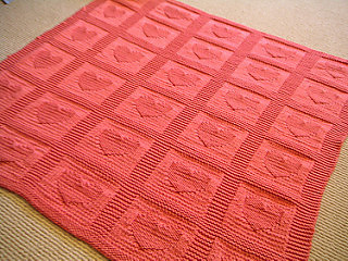 Ravelry Heart Baby Blanket Pattern By Ann Saglimbene