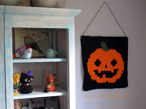 C2C Jack'oLantern Halloween Wall Hanging photo 2