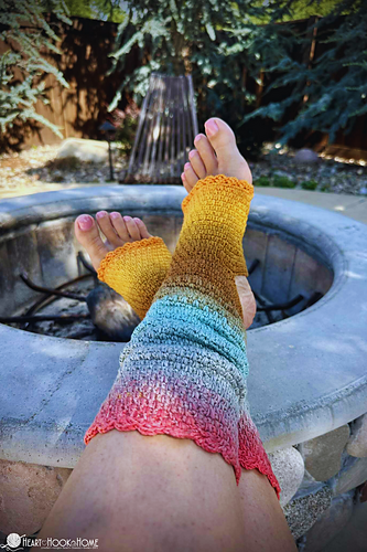 Double Moss Yoga Socks