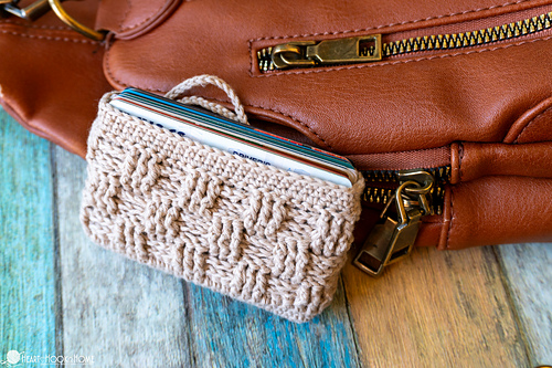 Basketweave Card Wallet photo 5