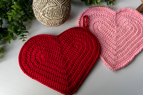 Heart Shaped Hot Pad