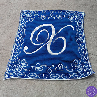 Mosaic crochet sample by Darcie Russell
