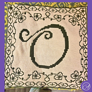 Mosaic sample crocheted by Marie Sparks