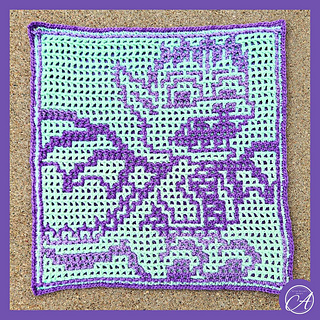 Interlocking crochet sample by Scorpio's Hook