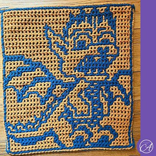 Divya Tellakula's interlocking crochet sample