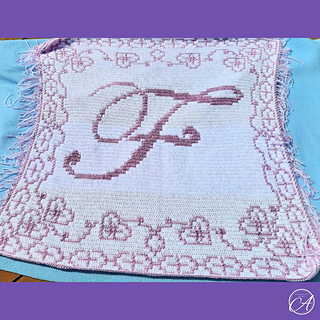 Mosaic crochet sample by Nancy Foster