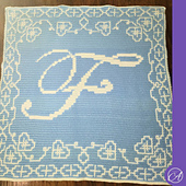 Mosaic crochet sample by Marie Sparks