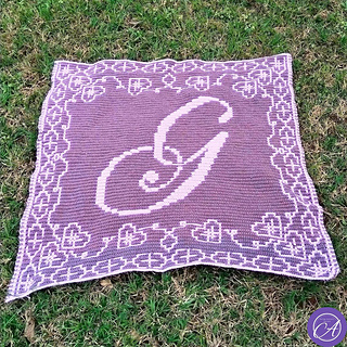 Mosaic sample crocheted by Henriette Van Wyck