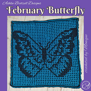 Interlocking crochet sample by Monique