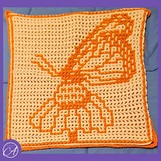 Interlocking crochet sample crocheted by CynCityCrochet