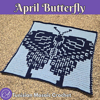 Tunisian mosaic crochet