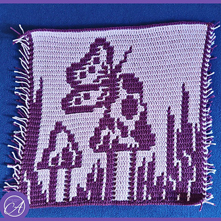 Overlay mosaic crochet sample by Steffi