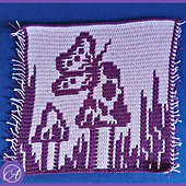 Overlay mosaic crochet sample by Steffi