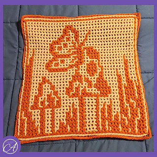 Interlocking crochet sample by CynCityCrochet