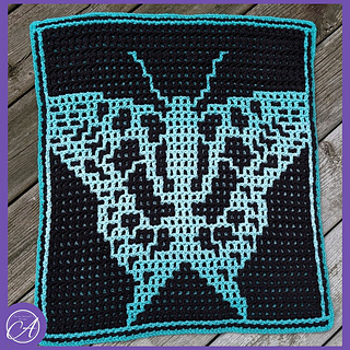 Interlocking crochet sample by On A Poad Trip