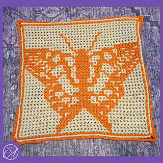 Interlocking crochet sample by CynCityCrochet