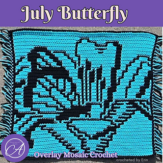 Overlay mosaic crochet sample by Erin