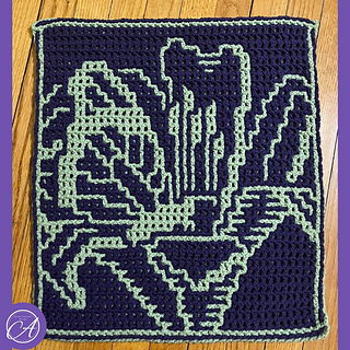 Interlocking crochet sample by Divya Tellakula