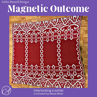 Interlocking crochet by Nessa Miller