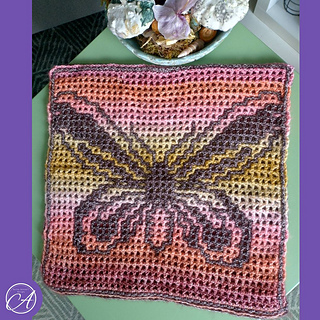Interlocking crochet sample by Monique