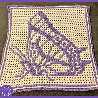 Interlocking crochet sample by Sonjia Schultz
