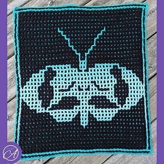 Interlocking crochet sample by On A Poad Trip