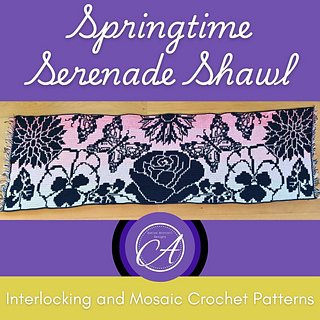 Overlay mosaic crochet sample by Steffi