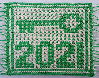 Mosaic, crocheted by Nina Mayer