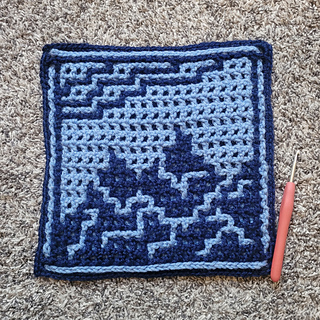 Interlocking crochet, by Ashlee Brotzell
