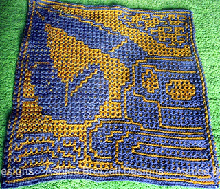 Crocheted by Miloslava, overlay mosaic technique