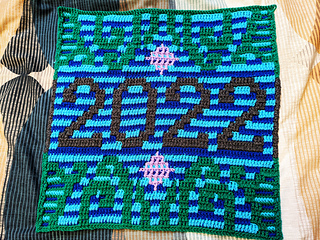 Mosaic sample crocheted by Beautifulla24