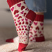 Be My Valentine Socks pattern 