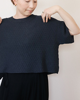 wearing size S with 50 cm positive ease.