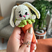 Snap Stress Toy Rabbit pattern 
