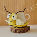 Bee Coaster & Jewelry Holder pattern 
