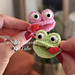 Frog Glasses Holder Brooch pattern