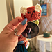 Cat Glasses Holder Brooch pattern