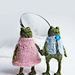 Little Frog with Clothes pattern