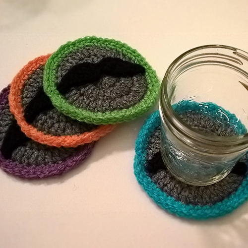 Mustache Coaster photo 2