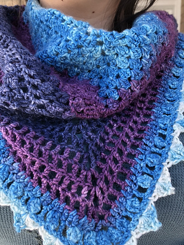 Fields of Whirl Shawl photo 5