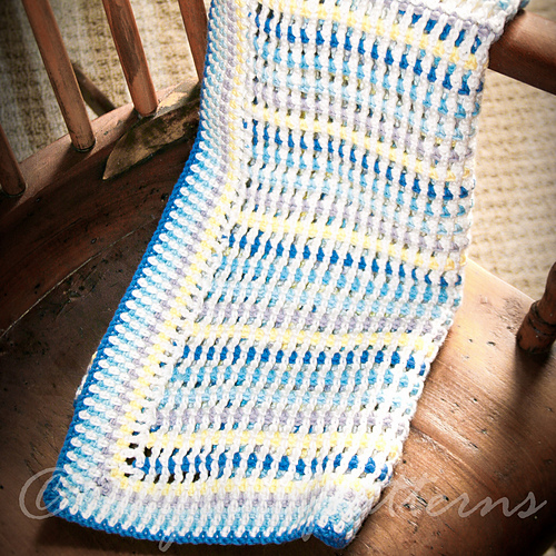 Ravelry Love Me or Weave Me woven baby blanket pattern by "Jac" Svede