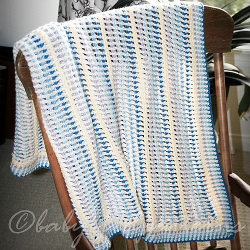 Ravelry Love Me or Weave Me woven baby blanket pattern by "Jac" Svede