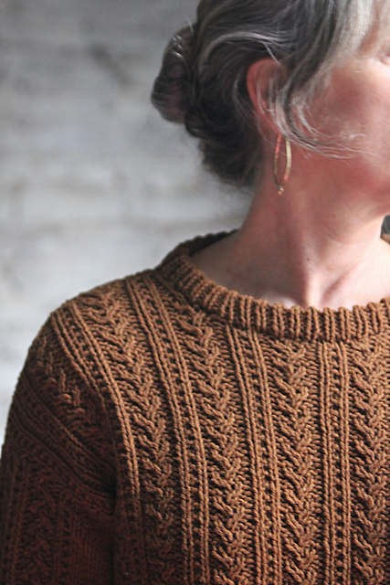Upper West Sweater pattern by Thea Colman