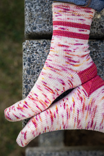 Striped Socks in Rose Canyon