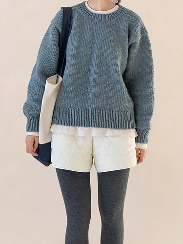 Teddy Wool 30 Semi Drop-Shoulder Sweater
