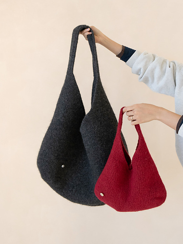 Folk Wool Felting West Hobo Bag