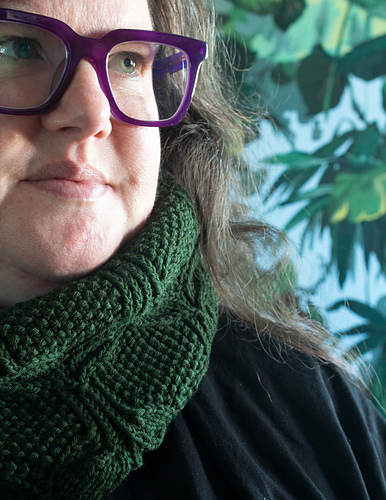 Grønne blader-sløfe - Amy van de Laar