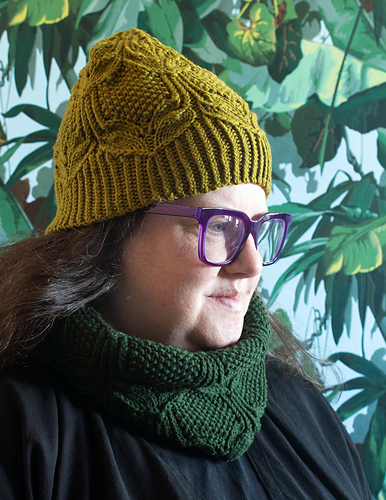 Grønne blader-sløfe - Amy van de Laar