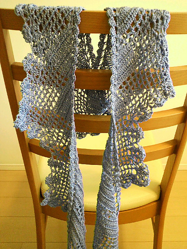 Triangle Shawl 三角編みストール 다른 모습 1