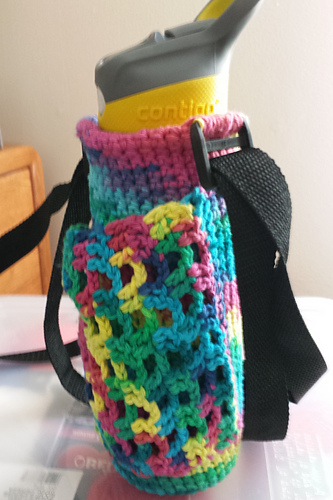 Water Bottle Carrier with pocket photo 3